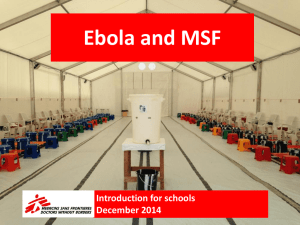 Ebola - MSF UK