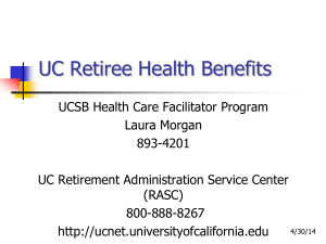 Medicare and Your UC Medical Benefits