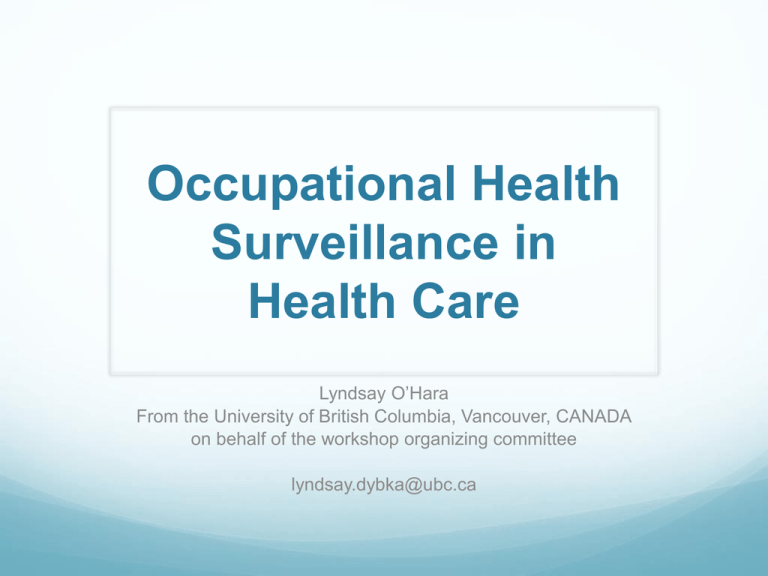 occupational-health-surveillance-in-health-care