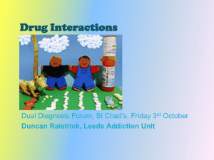 Drug Interactions - Dual Diagnosis Leeds