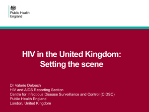 HIV in the United Kingdom: 2013 Overview