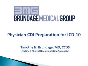 ICD-10 preparation for physicians