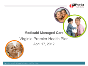Why Virginia Premier? - Community Care Network Of Virginia, Inc.