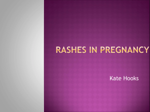 Rashes in Pregnancy - Kate Hooks