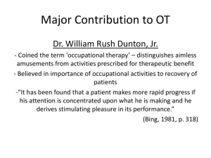 Dunton-Tracy OT contributions