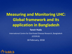 Measuring and Monitoring UHC - P4H – Social Health Protection