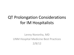 QT Prolongation Considerations for IM Hospitalists