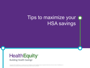 Tips to maximize your HSA savings