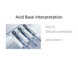 Acid Base Introduction