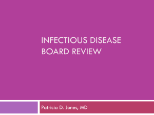 Infectious Disease board review - the UNC Department of Medicine