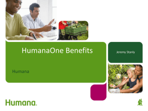 Humana One Benefits Training