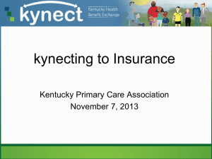 kynect - Kentucky Primary Care Association