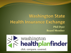 Washington State Health Insurance Exchange