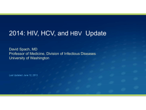 HIV HCV HBV - What`s New in Medicine