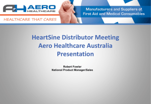 HeartSine Distributor Meeting Aero Healthcare Presentation