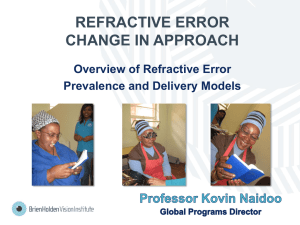 refractive error - International Agency for the Prevention of Blindness
