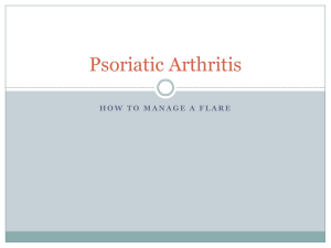 Managing Flares in Psoriatic Arthritis