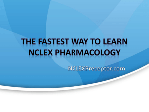 ace inhibitors - NCLEX Preceptor