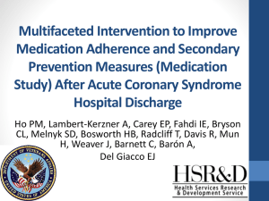 Multifaceted Intervention to Improve Medication Adherence and