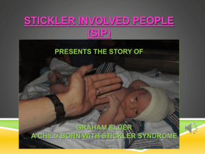 Baby Graham`s Story - Stickler Involved People