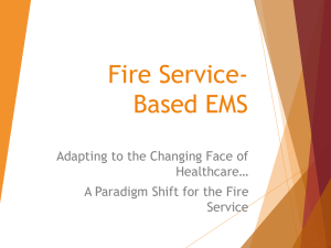 Fire Based EMS
