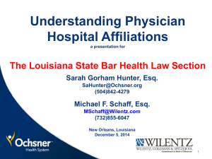 Understanding Physician Hospital Affiliations