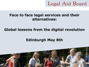 presentation - Scottish Legal Aid Board