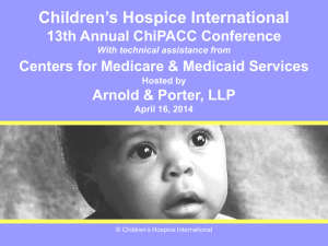 Webinar - Children`s Hospice International