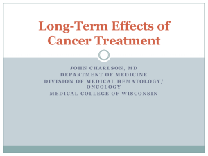Long-term Effects of Treatment