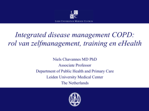 Integrated disease management COPD: rol van
