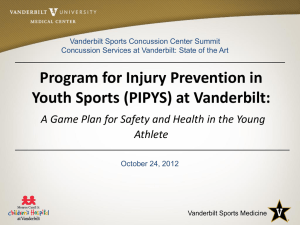 Youth Injury Prevention Program - Vanderbilt University School of