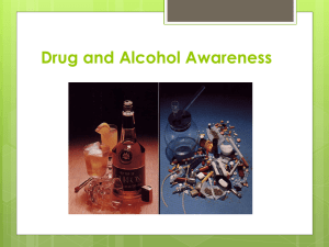Drug and Alcohol Awareness - University of Nebraska at Kearney