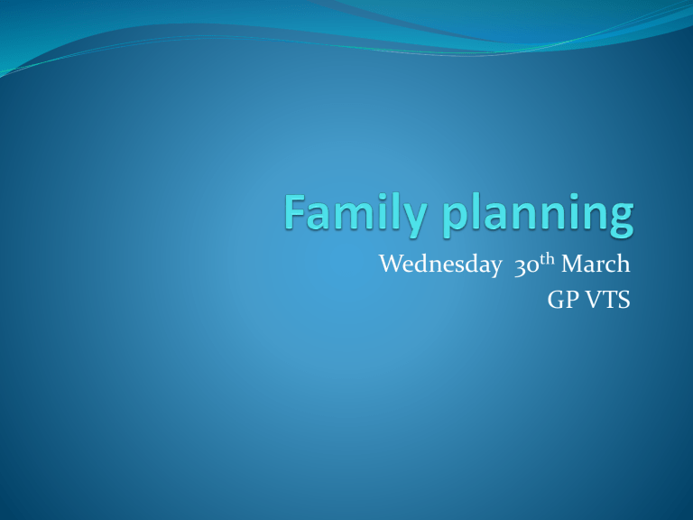 Family Planning Presentation