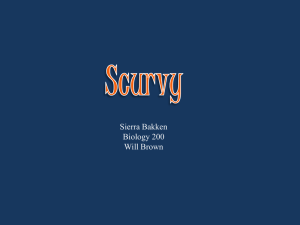 Scurvy - Bio200