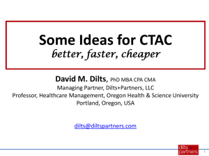 Some Ideas for CTAC: Better, Faster, Cheaper