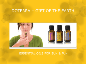 Essential Oils for Sun and Fun