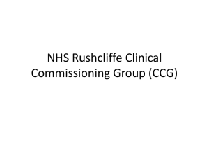 rushcliffe CCG prescribing team 2014