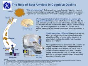 Fact Sheet: Beta Amyloid PPTX 811KB