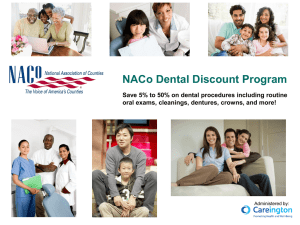 NACo Dental Program Presentation - National Association of Counties