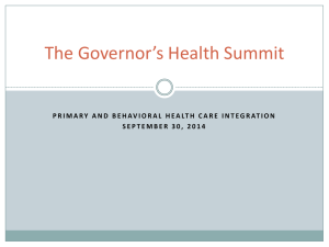 Lisa Nichols, MSW - Governor`s Health Summit