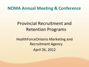 Ontario Physician Locum Programs