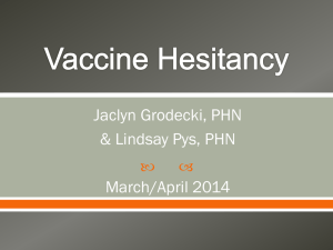 Vaccine Hesitancy Presentation