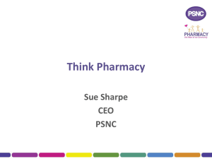 Sue Sharpe`s (PSNC) Presentation