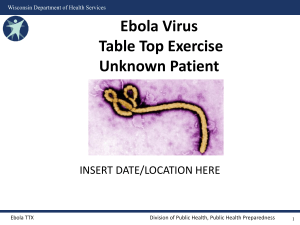 Ebola TTX Hospital