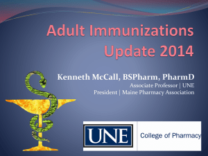 Immunization Update 2014