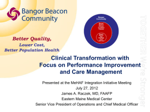Bangor Beacon: Partnering with Patients to Improve Care