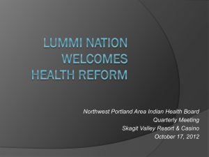 Lummi Nation - Northwest Portland Area Indian Health Board