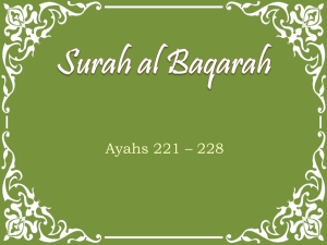 Baqarah221-228_Lesson30_Presentation