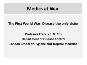 Powerpoint Presentation for "The First World War