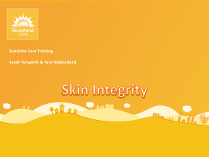 Skin Inegrity - Sunshine Care